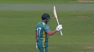 Photo: X | WCL : South Africa Champions captain AB De Villiers.