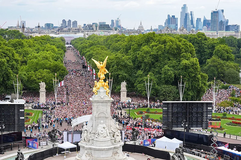 England Soccer Euro 2025 Victory Parade outside Buckingham Palace in London_7
