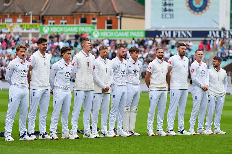 Indias tour of England - India Vs England Cricket 5th Test Day 1 at The Kia Oval: England team