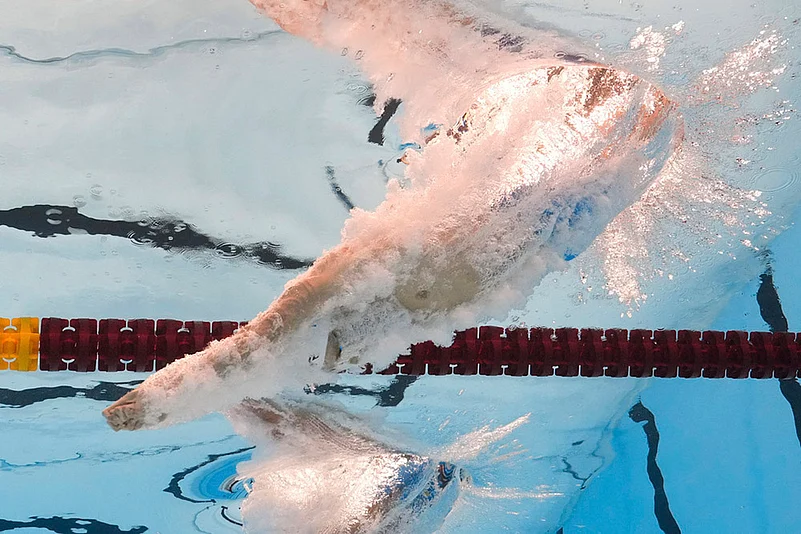 Singapore World Aquatics Championships mens 200-meter individual medley semifinals: Leon Marchand