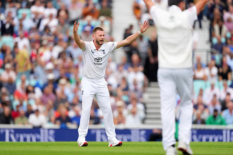 Indias tour of England - India Vs England Cricket 5th Test Day 1 at The Kia Oval: Gus Atkinson