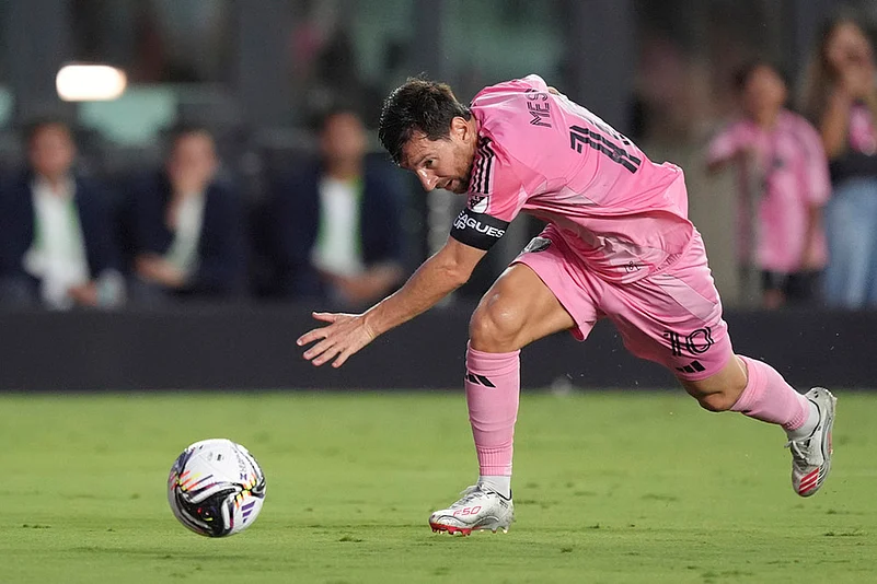 Leagues Cup Atlas vs Inter Miami Soccer Match photos_Lionel Messi