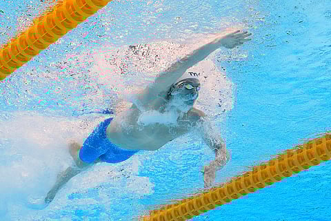 World Aquatics Championships Men's 200-meter semifinals: Leon Marchand