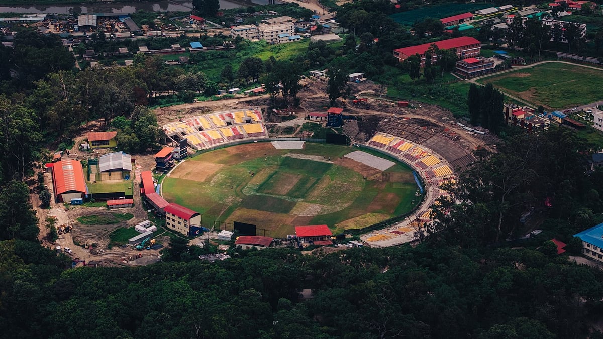 Photo: X | CAN : Cricket stadium in Nepal.