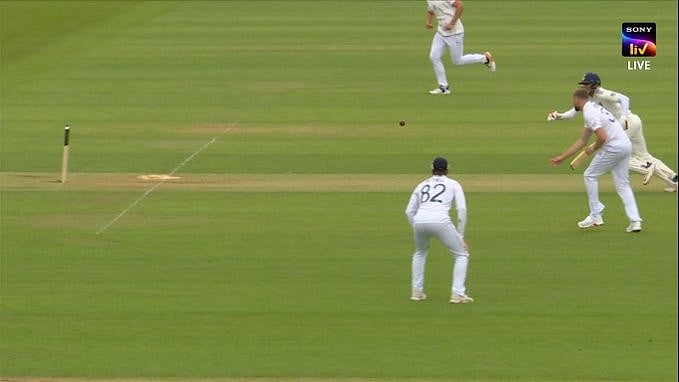 Sony Liv screenshot : India Vs England 5th Test: Shubman Gill Shockingly Run Out