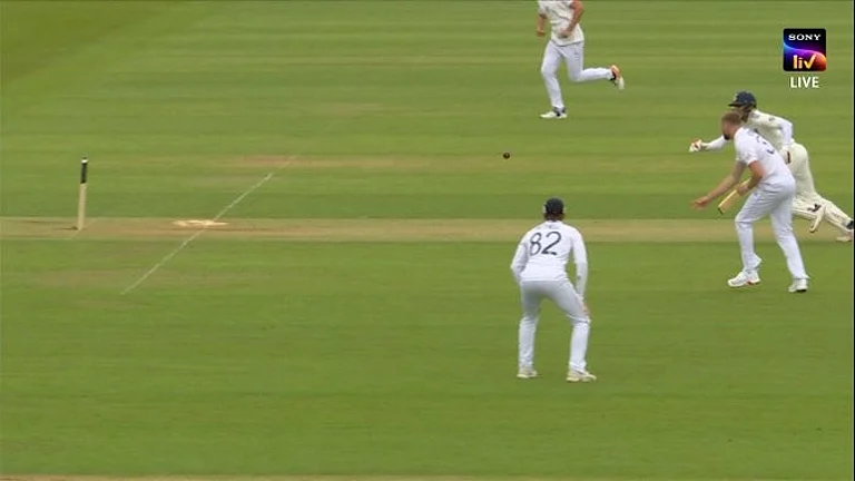 India Vs England 5th Test: Shubman Gill Shockingly Run Out - Sony Liv screenshot