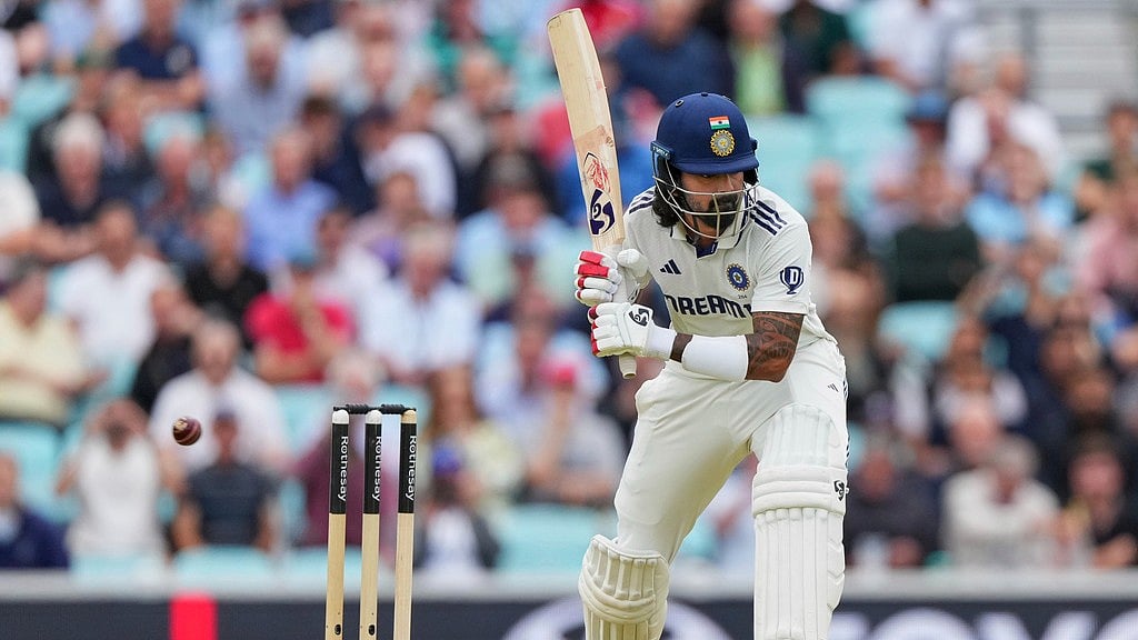 Photo: AP : India Vs England Live Cricket Score, 5th Test Day 1: KL Rahul bats at The Oval
