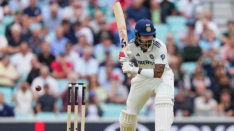 File photo of KL Rahul in action for India against England at The Oval. - | Photo: AP