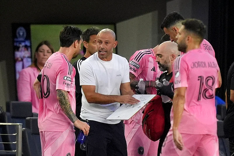 Leagues Cup Atlas vs Inter Miami Soccer Match photos_Javier Mascherano