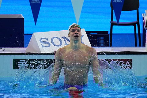 World Aquatics Championships Men's 200-meter semifinals: Leon Marchand