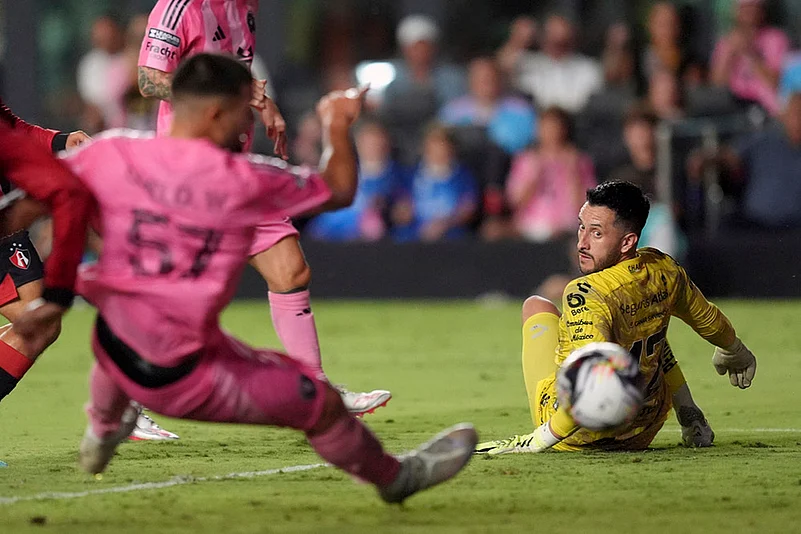 Leagues Cup Atlas vs Inter Miami Soccer Match photos_Camilo Vargas
