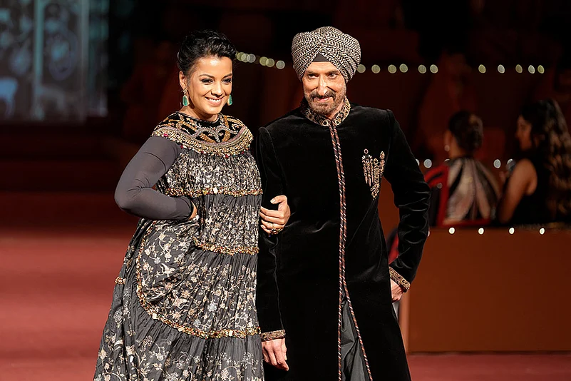 FDCI India Couture Week 2025 in New Delhi fahion week Photos: Mugdha Godse and Rahul Dev