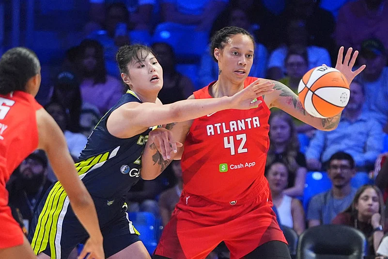 WNBA 2025 basketball Dallas Wings vs Atlanta Dream match photos: Brittney Griner