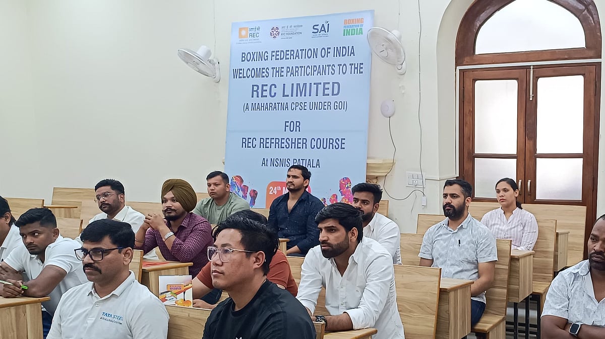 | Photo: X/BFI_official : File photo of the REC Refresher Course organised by the Boxing Federation of India (BFI)/