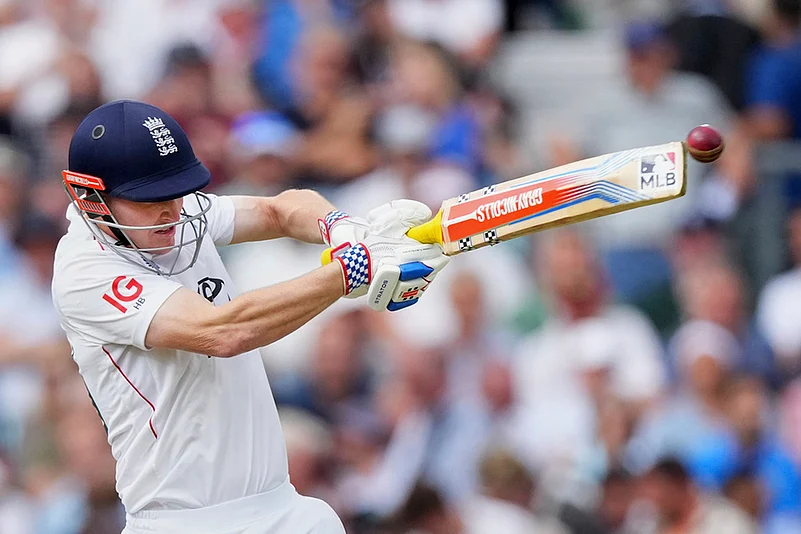 Indias tour of England - India Vs England Cricket 5th Test Day 2 at The Kia Oval: Harry Brook