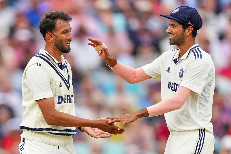Indias tour of England - India Vs England Cricket 5th Test Day 2 at The Kia Oval: Prasidh Krishna