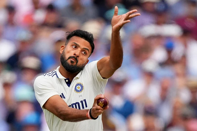 Indias tour of England - India Vs England Cricket 5th Test Day 2 at The Kia Oval: Akash Deep