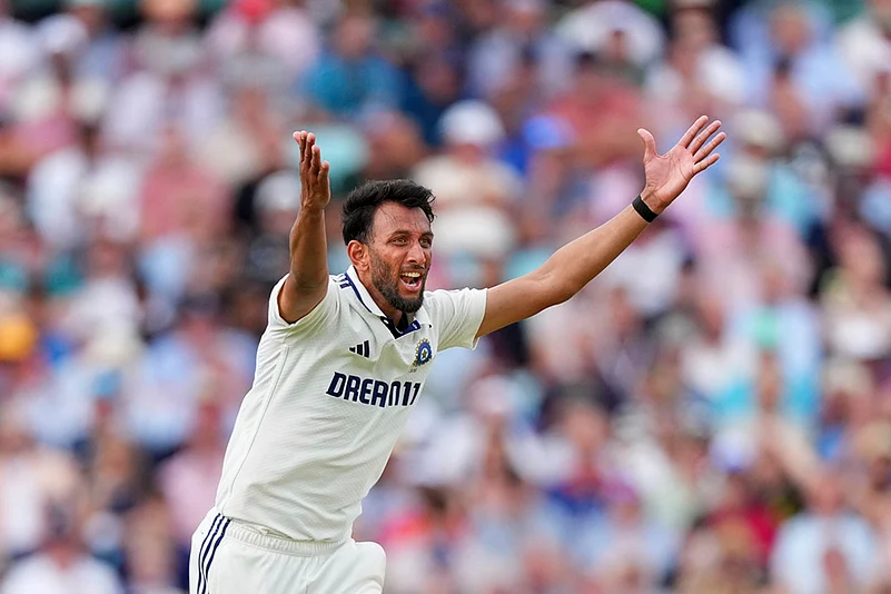 Indias tour of England - India Vs England Cricket 5th Test Day 2 at The Kia Oval: Prasidh Krishna