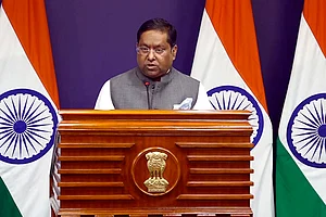 | Photo: PTI : The MEA's reaction came after Trump amplified a letter and video from conservative radio host Michael Savage.