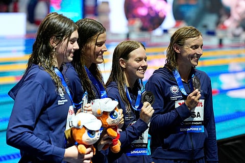 Singapore Swimming Worlds: Women's 4x200-meter freestyle relay