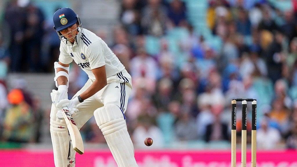 AP/Kirsty Wigglesworth : Yashasvi Jaiswal batting on India Vs England 5th Test Day 2