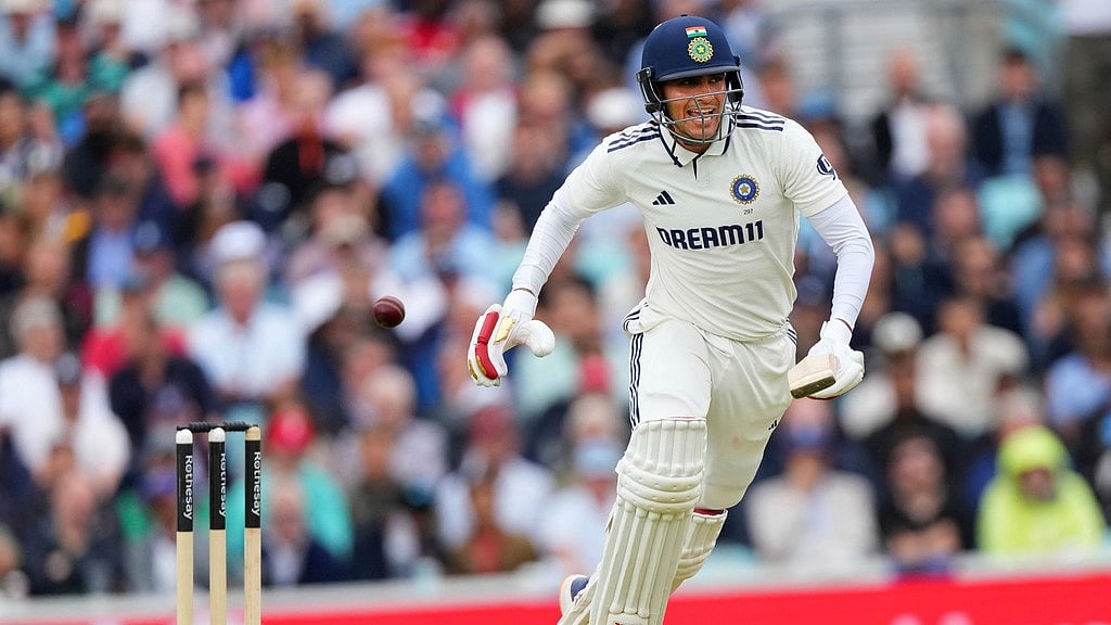 AP : India Vs England, 5th Test Day 1: Shubman Gill bats at The Oval.
