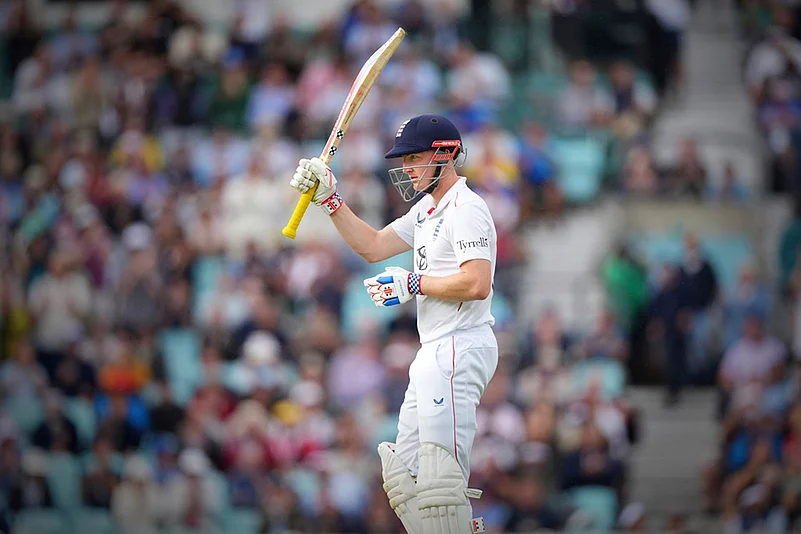 Indias tour of England - India Vs England Cricket 5th Test Day 2 at The Kia Oval: Harry Brook