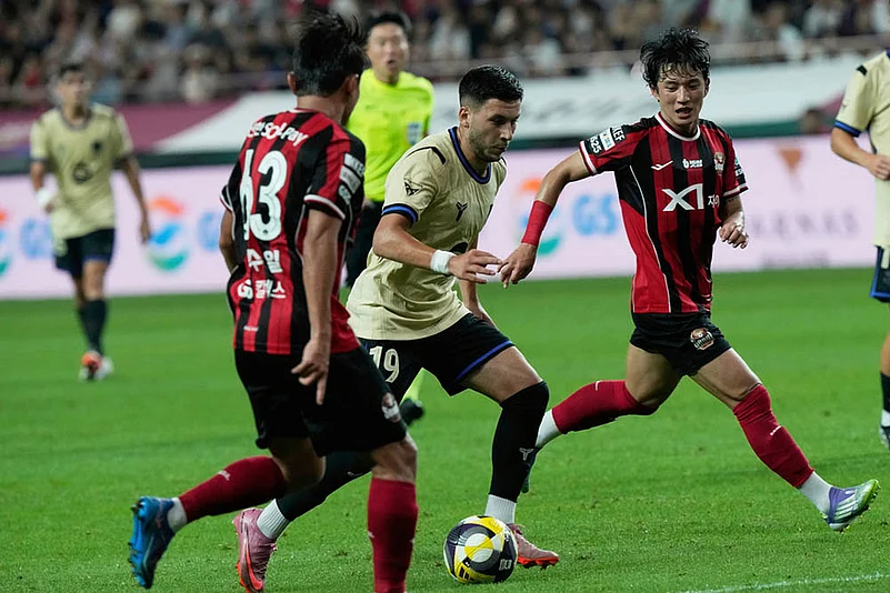 Pre-Season Club Friendly Soccer match Barcelona vs FC Seoul in South Korea: Roony Bardghji