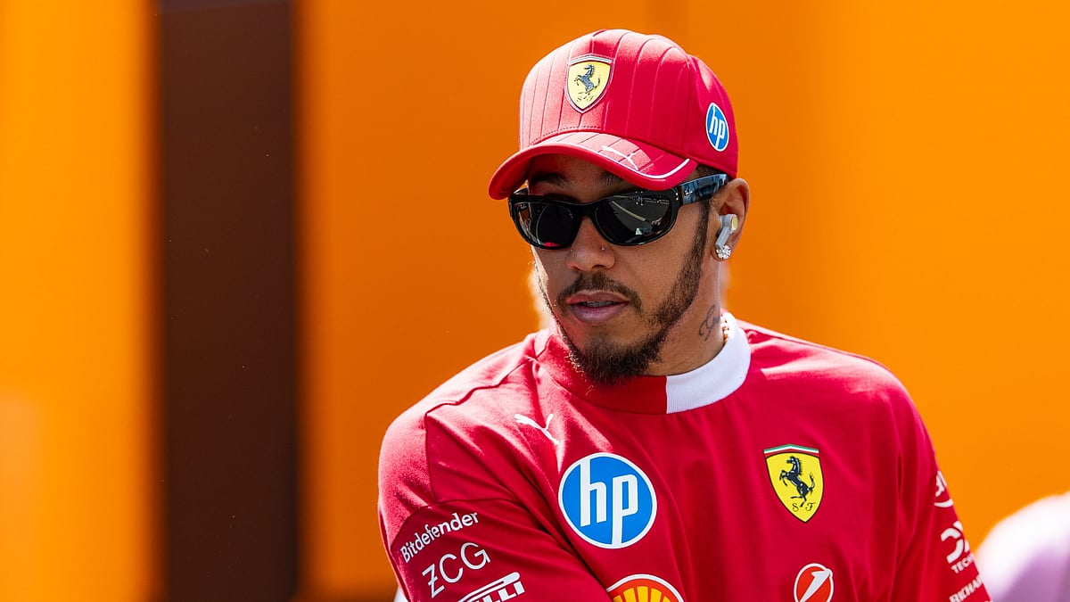 Ferrari's Lewis Hamilton has failed to earn a podium finish across the 13 races so far.