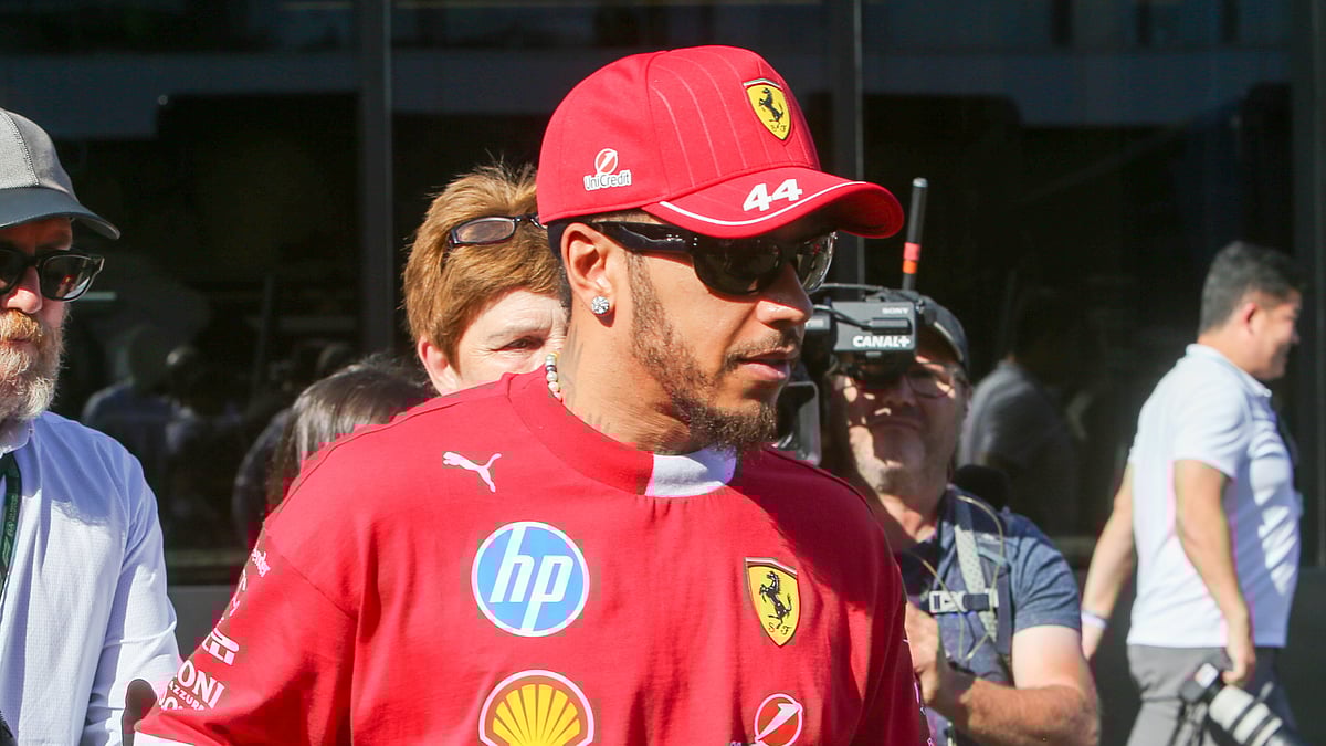 Ferrari's Lewis Hamilton