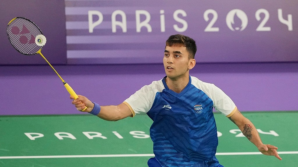 File/AP : Lakshya Sen finished fourth in the Paris Olympics' men's singles competition.