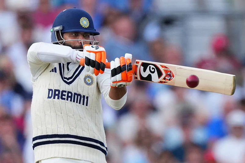 Indias tour of England - India Vs England Cricket 5th Test Day 3 at The Kia Oval: Ravindra Jadeja