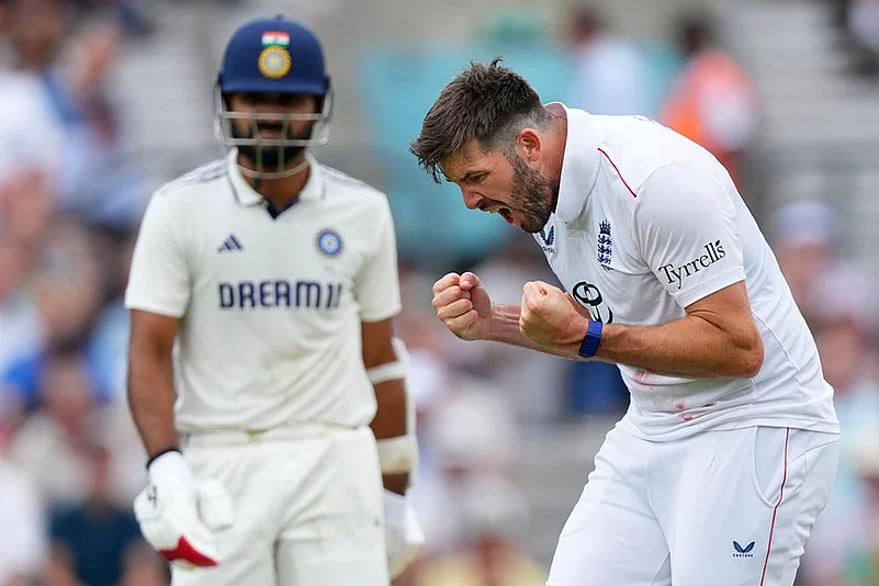 Indias tour of England - India Vs England Cricket 5th Test Day 3 at The Kia Oval: Jamie Overton