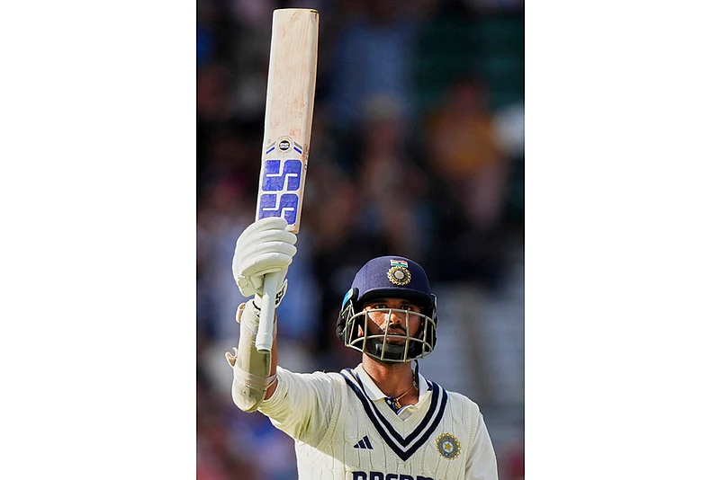Indias tour of England - India Vs England Cricket 5th Test Day 3 at The Kia Oval: Washington Sundar
