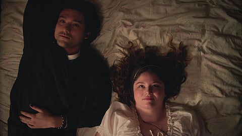 Will Sharpe and Megan Stalter in Too Much