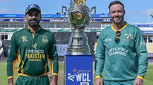 X/World Championship Of Legends : Pakistan Champions lost to South Africa Champions by nine wickets in the final of the World Champions of Legends 2025.