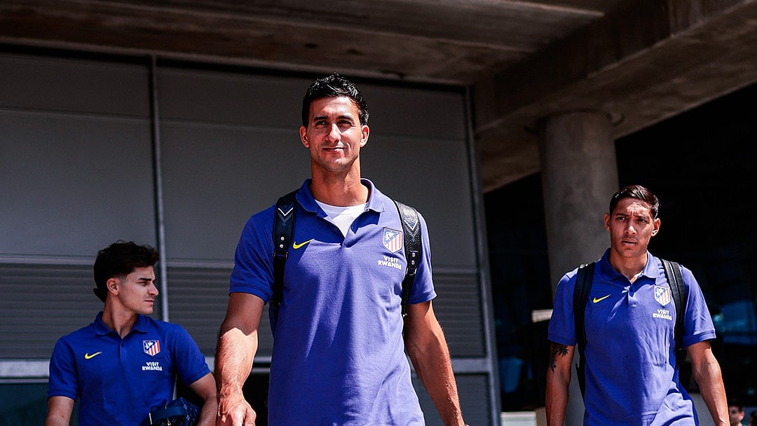 Photo: X | Atletico de Madrid : Atletico Madrid players coming to the ground for the match against FC Porto.