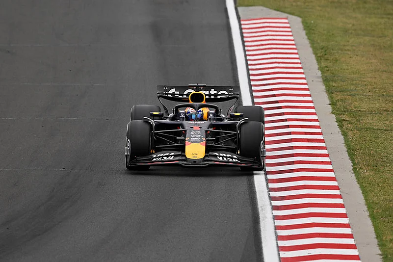 Hungary Formula 1 Grand Prix Auto Racing 2025_Red Bull driver Max Verstappen