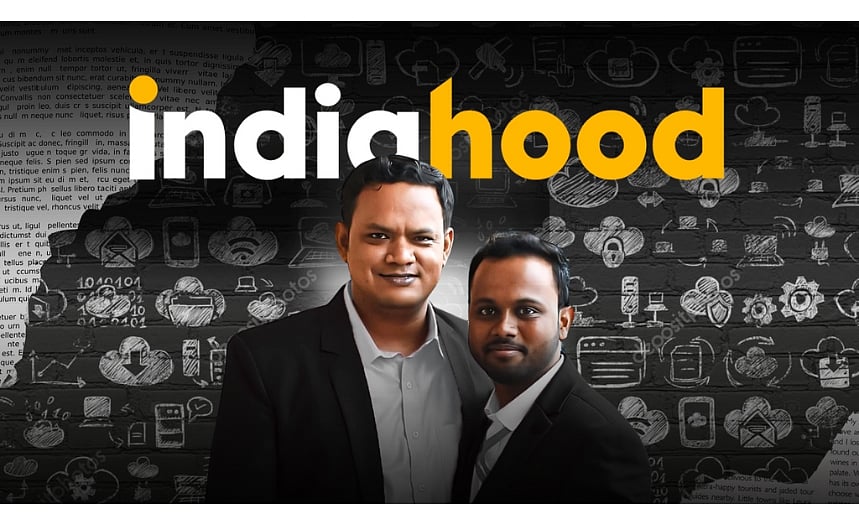 Co-founders of India Hood Krishna Chandra Garain and Koushik Dutta