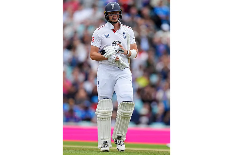 Indias tour of England - India Vs England Cricket 5th Test Day 5 at The Kia Oval: Jamie Smith