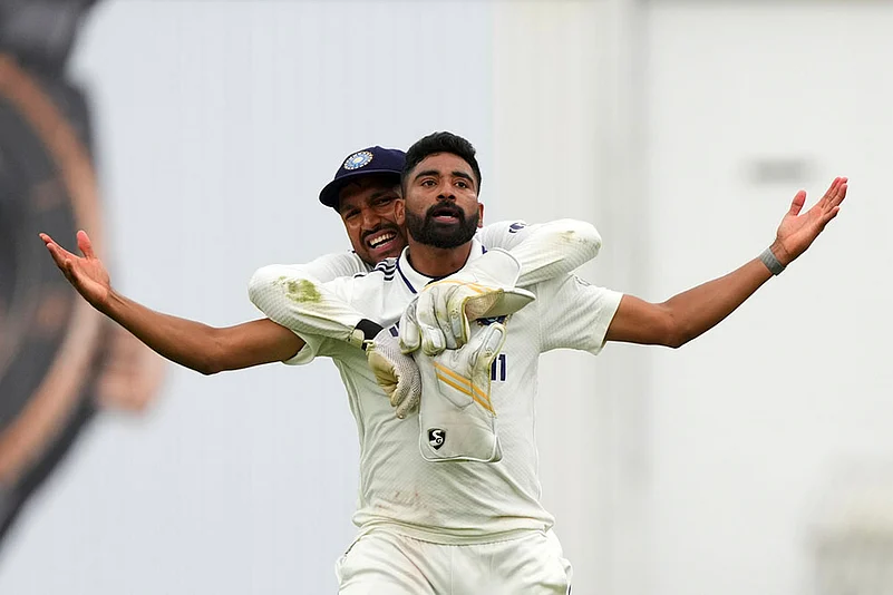 Indias tour of England - India Vs England Cricket 5th Test Day 5 at The Kia Oval: Mohammed Siraj