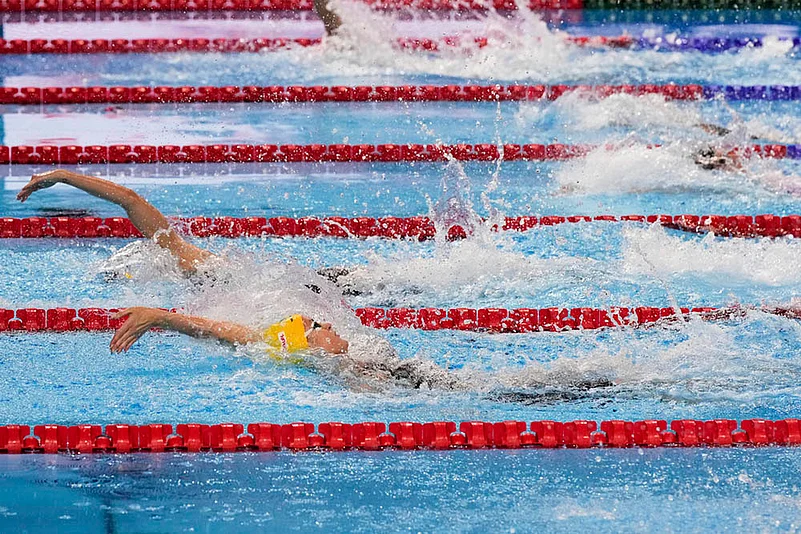 World Aquatics Championships in Singapore: womens 4x100-meter medley relay final