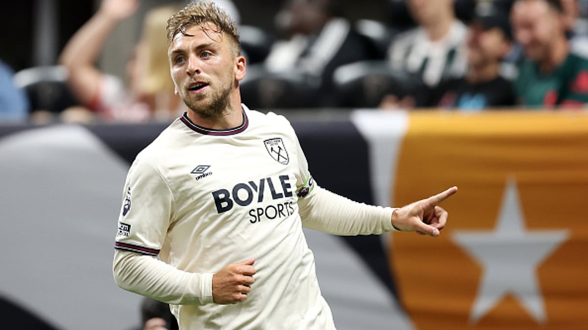 Bournemouth vs West Ham, Premier League Summer Series 2025: Jarrod Bowen celebrates after scoring in the pre-season friendly.