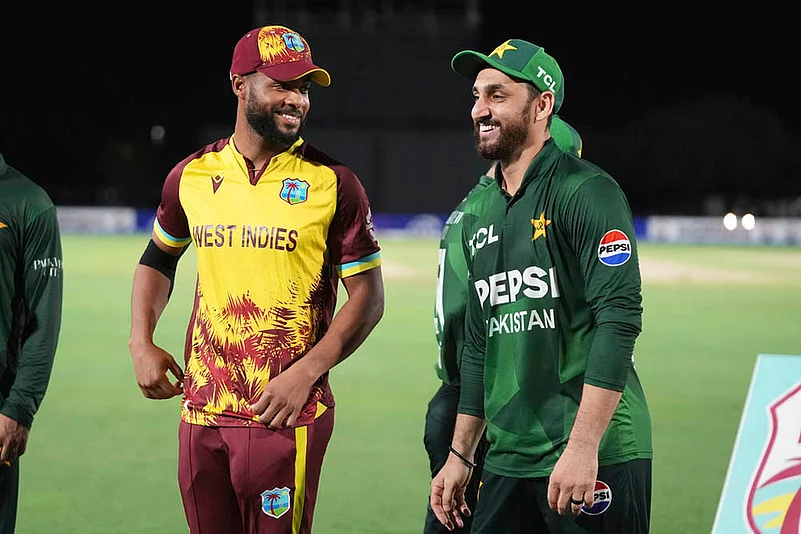West Indies vs Pakistan Twenty20 cricket series 3rd T20I Photo: Salman Ali Agha