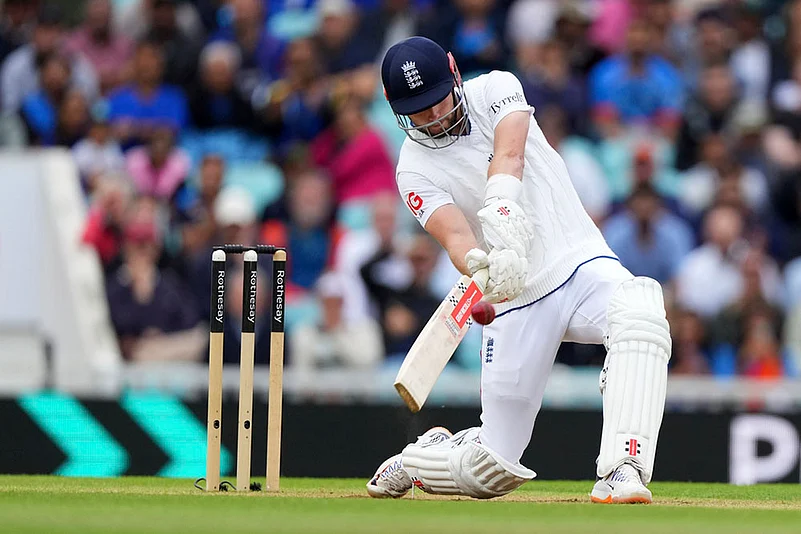 Indias tour of England - India Vs England Cricket 5th Test Day 5 at The Kia Oval: Gus Atkinson