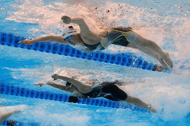 World Aquatics Championships in Singapore: womens 4x100-meter medley relay final