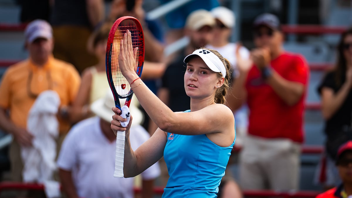 Elena Rybakina at the Canadian Open
