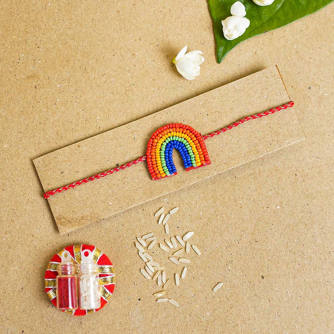 Rainbow Thread Rakhis