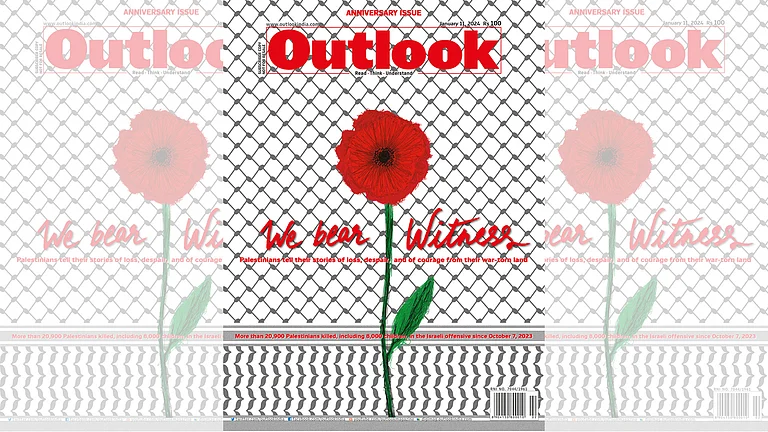 Outlook cover for January 11, 2024 issue: We Bear Witness - Outlook Design Team
