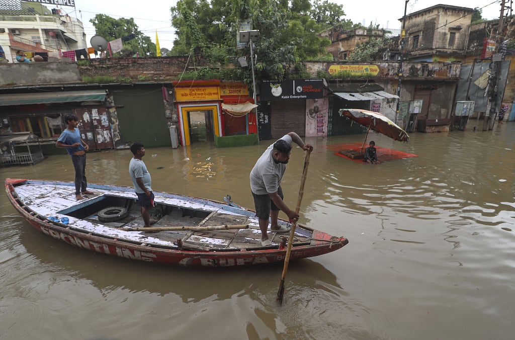 Flooding in Varanasi.